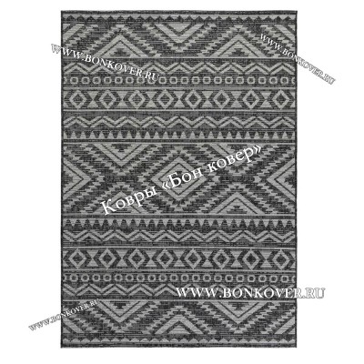 Безворсовый ковер дизайн 148 Черный new
