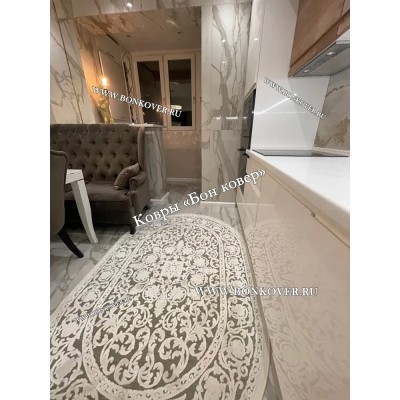 Овальный Ковер Из Вискозы Дизайн 1473 Овал