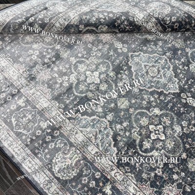 Современный Ковер из АртШелка Dark Gray 12