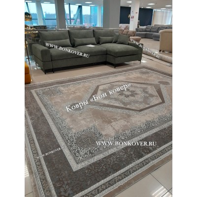Турецкий Ковер Для Гостиной Дизайн 53 Серый