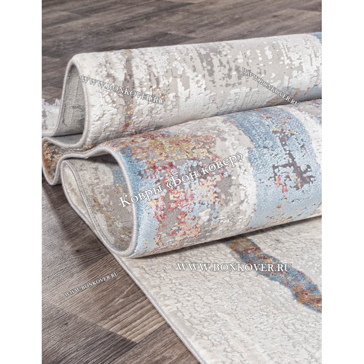 Премиальный Ковер из Артшелка Дизайн 69 разноцветный